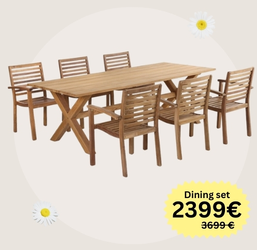 Pala Madrid Teak Garden Furniture Set